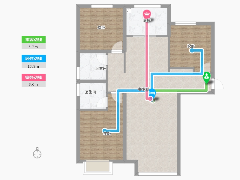 河北省-保定市-西湖铂悦山-91.88-户型库-动静线