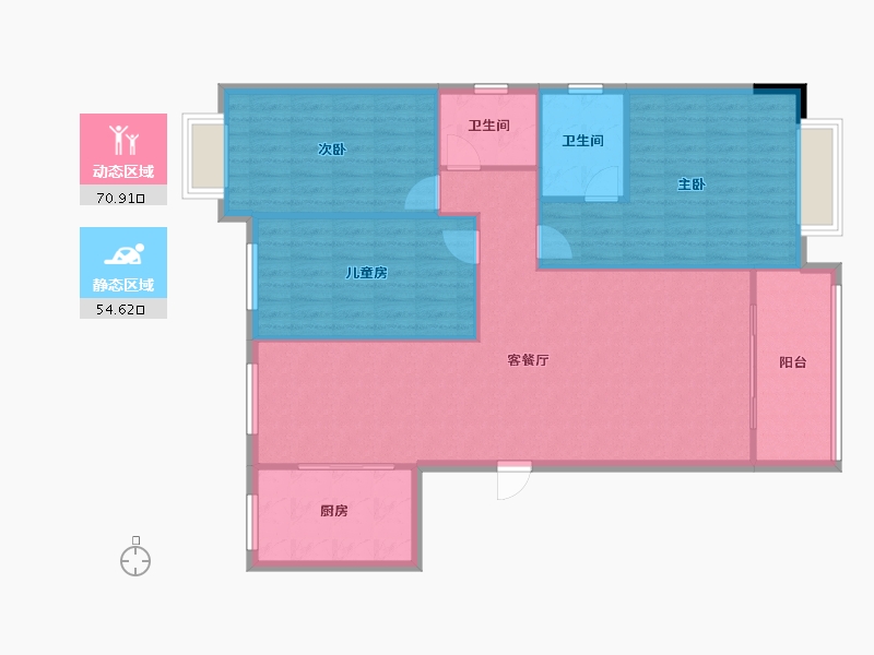 福建省-三明市-宁港御景华府-116.00-户型库-动静分区