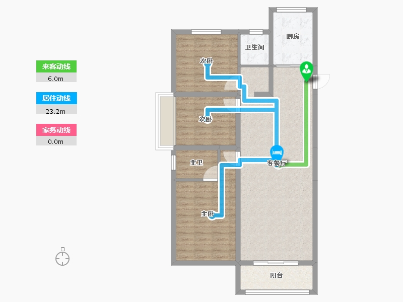 山东省-泰安市-华新新干线-95.28-户型库-动静线