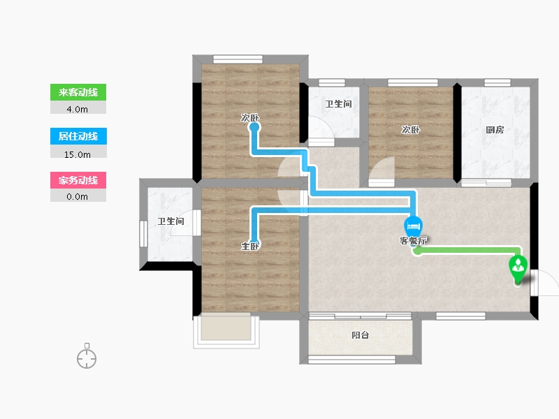 四川省-眉山市-汇宇庾上云庭-72.15-户型库-动静线