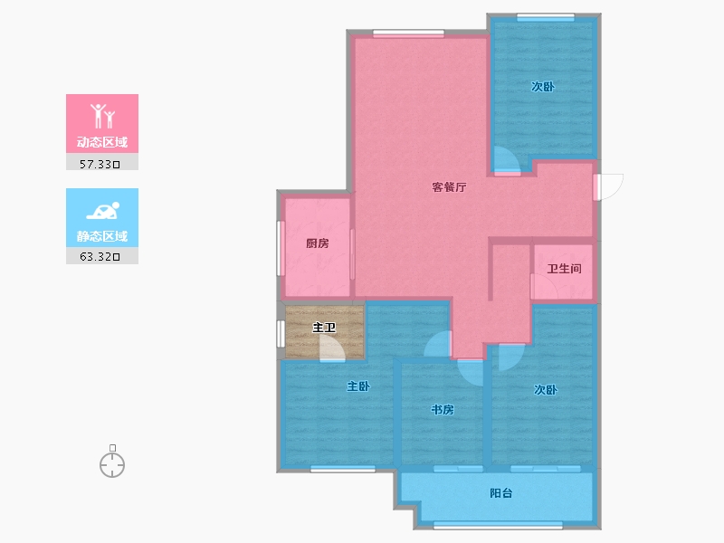 山东省-泰安市-华新新干线-112.10-户型库-动静分区