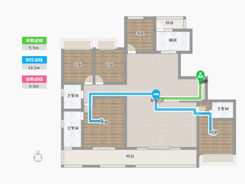 云南省-玉溪市-金科·集美玉溪-158.11-户型库-动静线