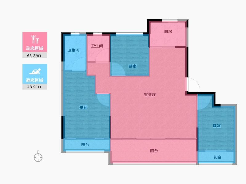 浙江省-温州市-江海云著-104.01-户型库-动静分区