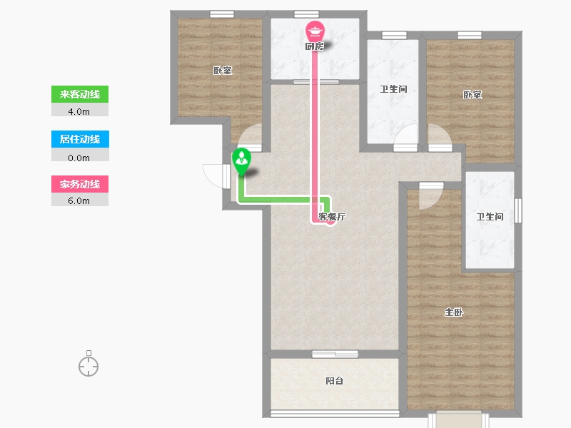 陕西省-西安市-盛唐长安-102.40-户型库-动静线