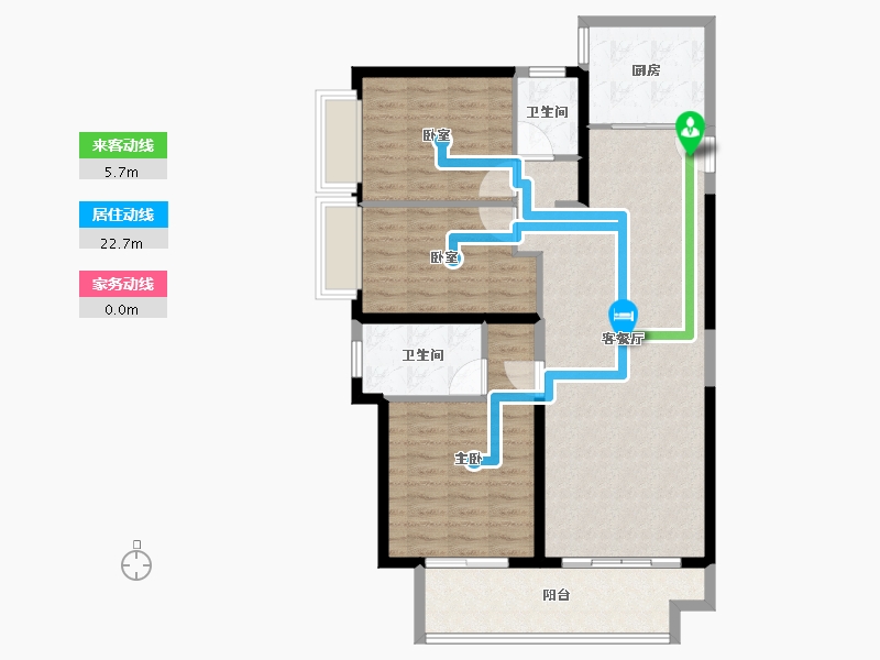 河南省-郑州市-美盛教育港湾-98.40-户型库-动静线