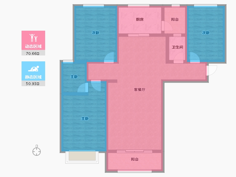 河北省-保定市-玉兰九赋-108.20-户型库-动静分区