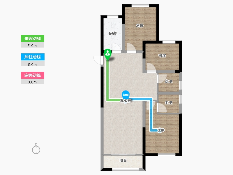 河北省-保定市-东亚朗琴园-77.29-户型库-动静线