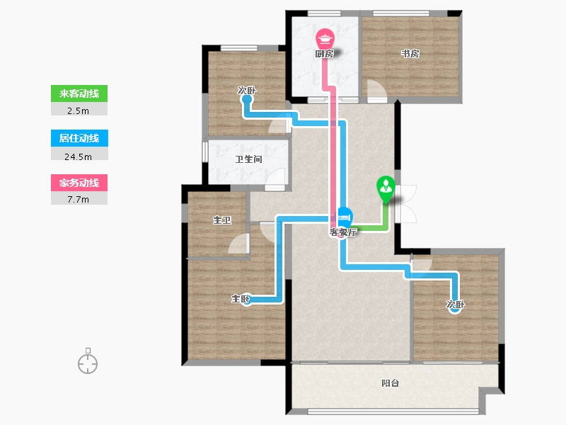 河北省-保定市-玉兰九赋-142.00-户型库-动静线