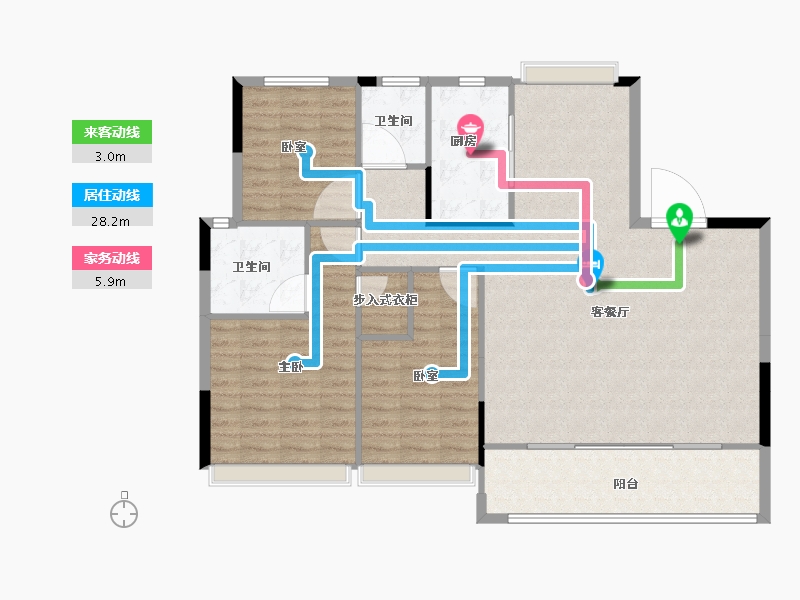 浙江省-温州市-江海云著-114.41-户型库-动静线