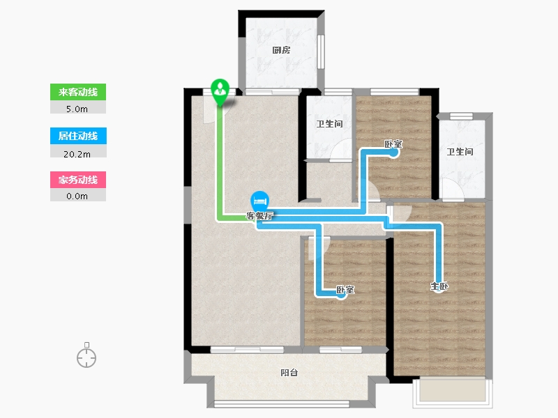 河南省-郑州市-美盛教育港湾-96.80-户型库-动静线