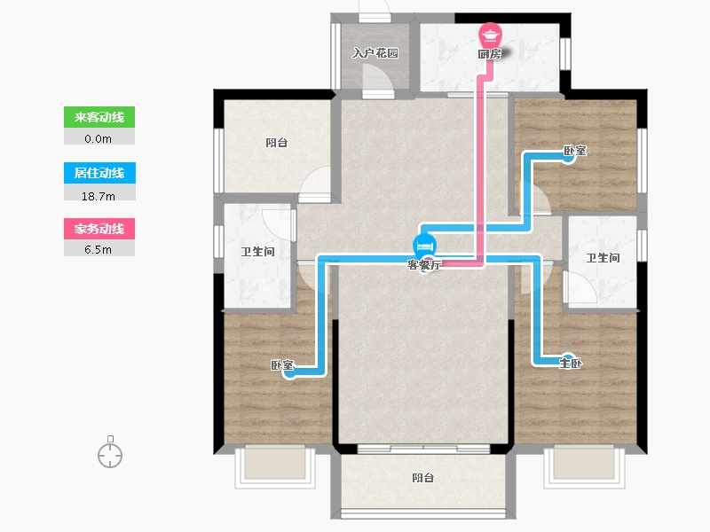 广东省-佛山市-中建壹品佛山建投誉湖-96.00-户型库-动静线