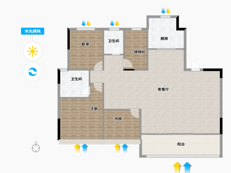 浙江省-温州市-江海云著-188.00-户型库-采光通风