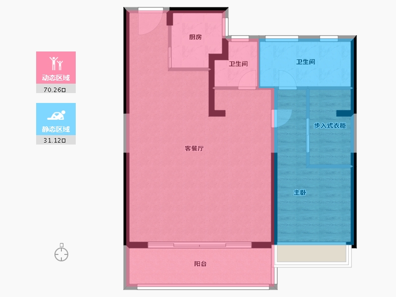 河南省-郑州市-美盛金水印-92.00-户型库-动静分区