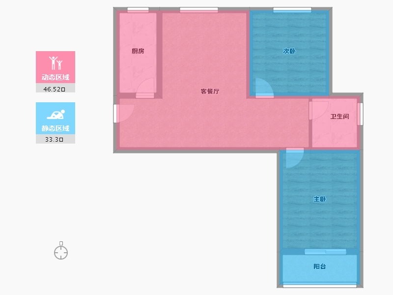 河北省-保定市-隆泽园-71.02-户型库-动静分区