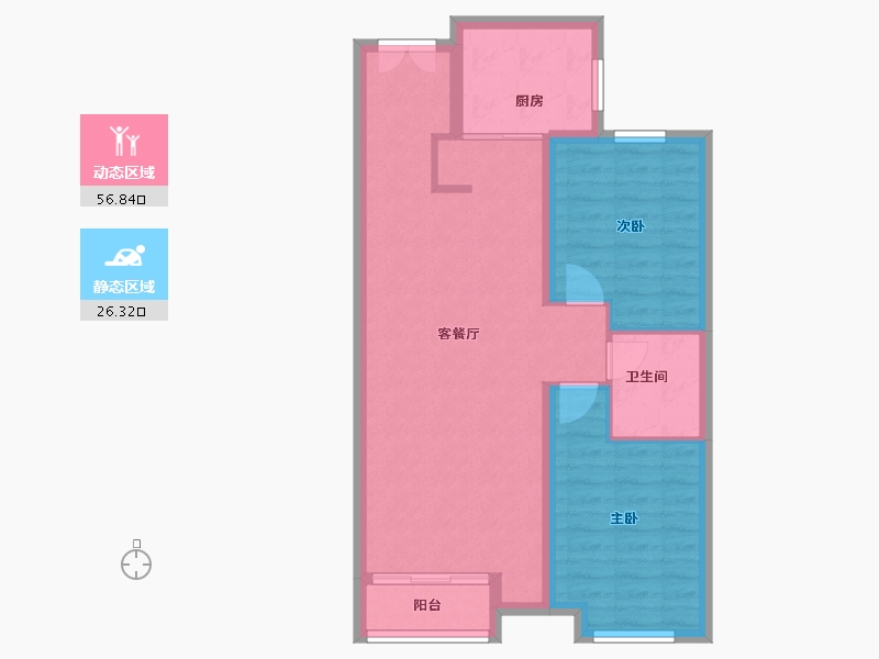 河北省-保定市-紫樾华庭-74.85-户型库-动静分区