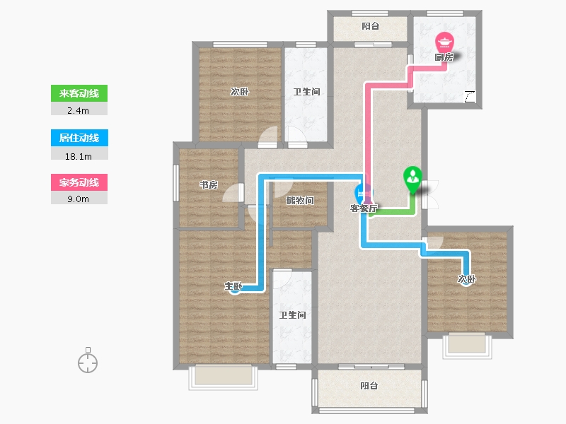 河北省-保定市-观璟臺-150.85-户型库-动静线