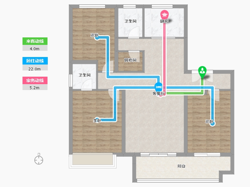 山东省-聊城市-运河老街-101.94-户型库-动静线