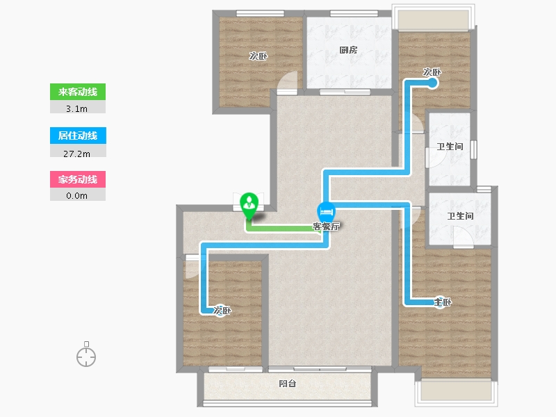 河北省-保定市-紫樾华庭-135.75-户型库-动静线