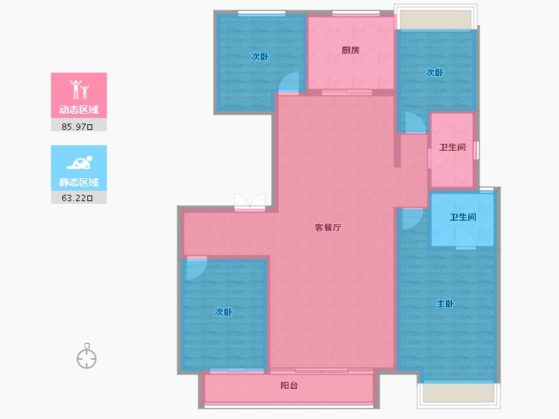 河北省-保定市-紫樾华庭-135.75-户型库-动静分区