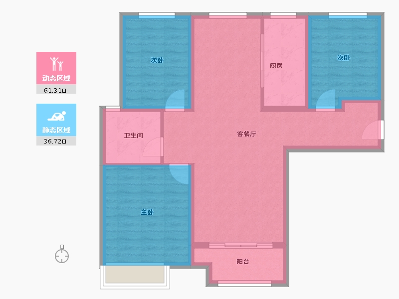 山东省-聊城市-运河老街-87.77-户型库-动静分区