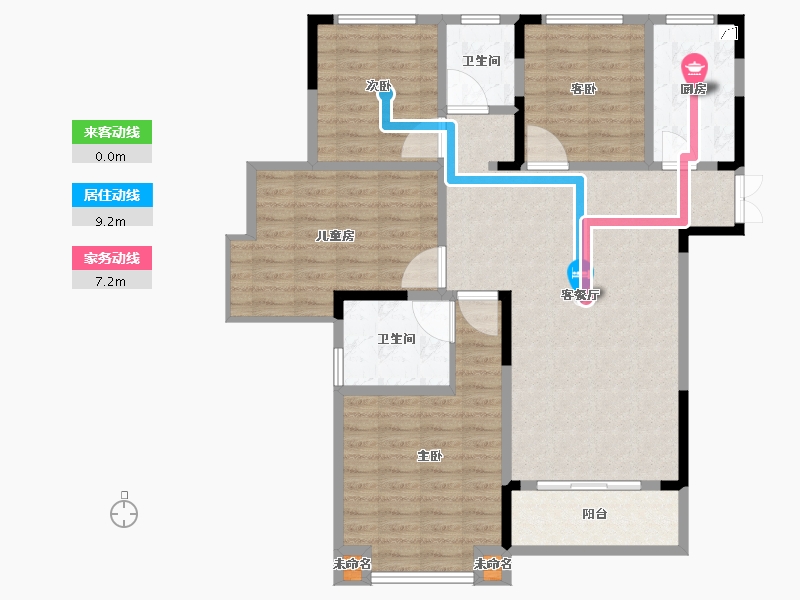 安徽省-亳州市-政通路-107.31-户型库-动静线