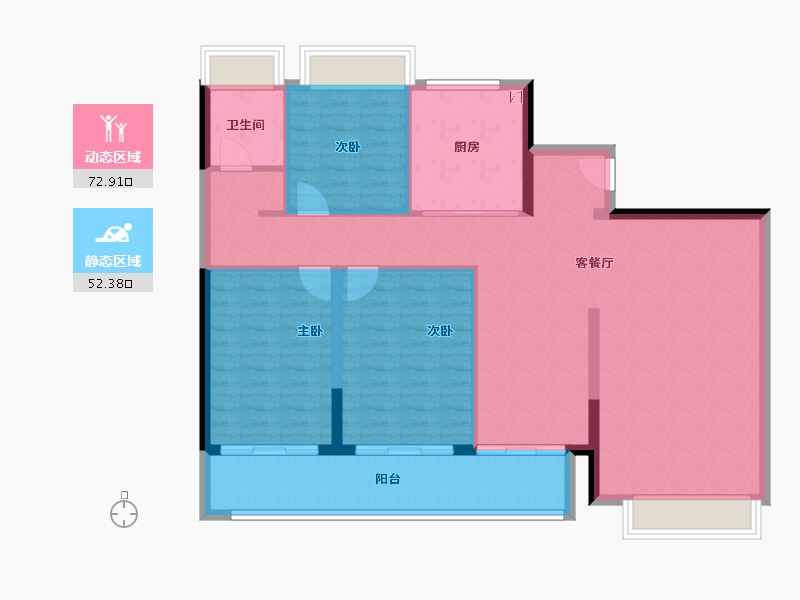 江西省-上饶市-硕丰公园里-114.37-户型库-动静分区