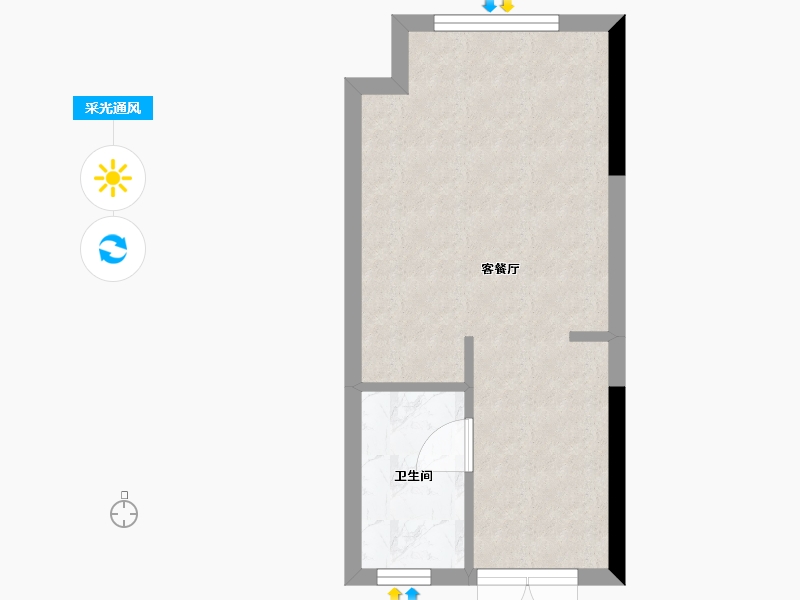 江西省-上饶市-阳光东方印-28.46-户型库-采光通风