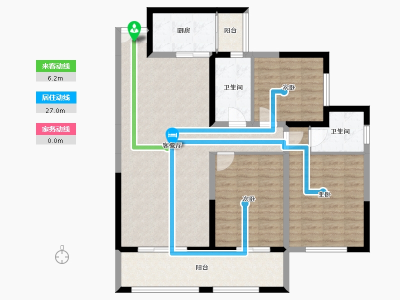 四川省-凉山彝族自治州-凉山城投·启航-104.04-户型库-动静线