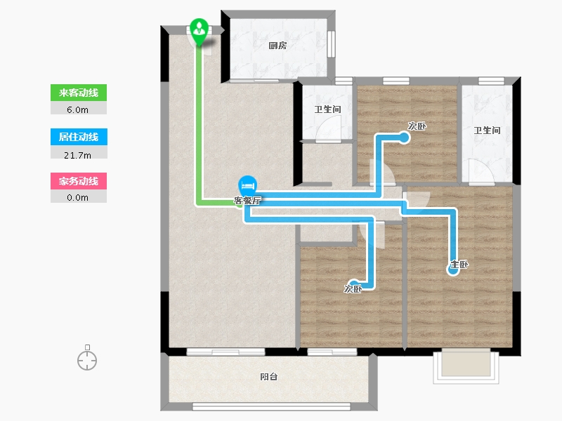 湖北省-武汉市-交投合盛嘉园-97.78-户型库-动静线