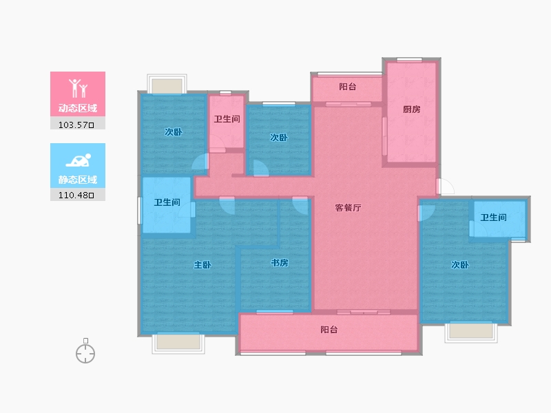 湖北省-荆门市-岚光·瑞丽湾-192.77-户型库-动静分区