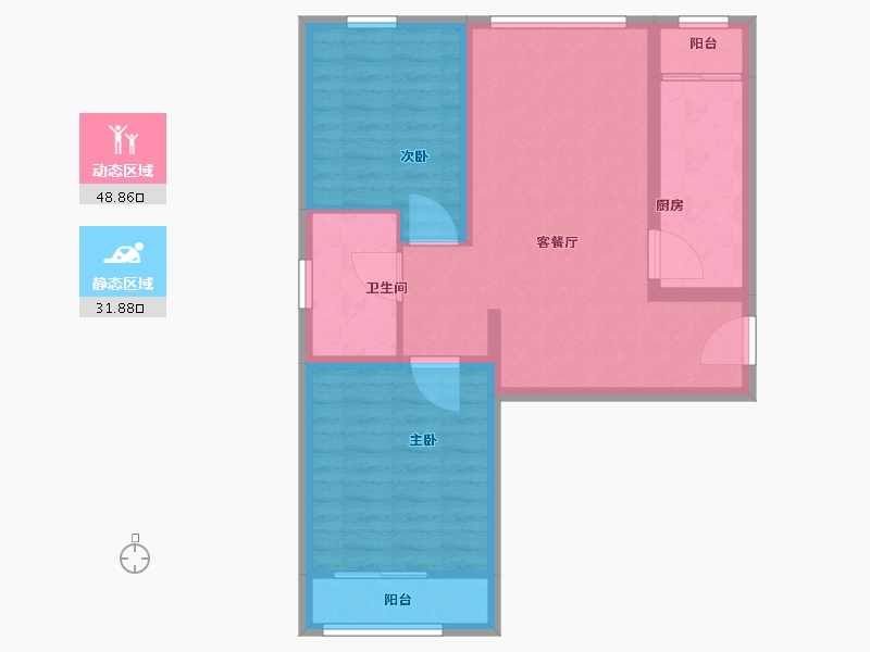 河北省-保定市-京能璞园-72.01-户型库-动静分区