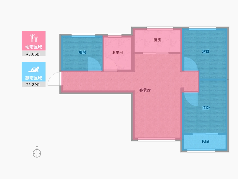 河北省-保定市-京能璞园-72.01-户型库-动静分区