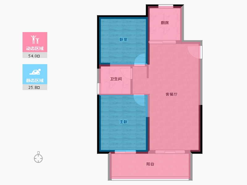 云南省-昆明市-七彩云南古滇名城-72.00-户型库-动静分区