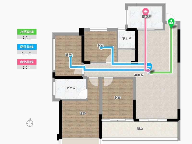 广西壮族自治区-崇左市-鼎源壹号-103.02-户型库-动静线