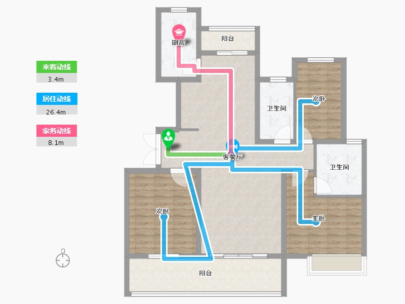 河南省-周口市-扶沟建业山水湖城-112.00-户型库-动静线