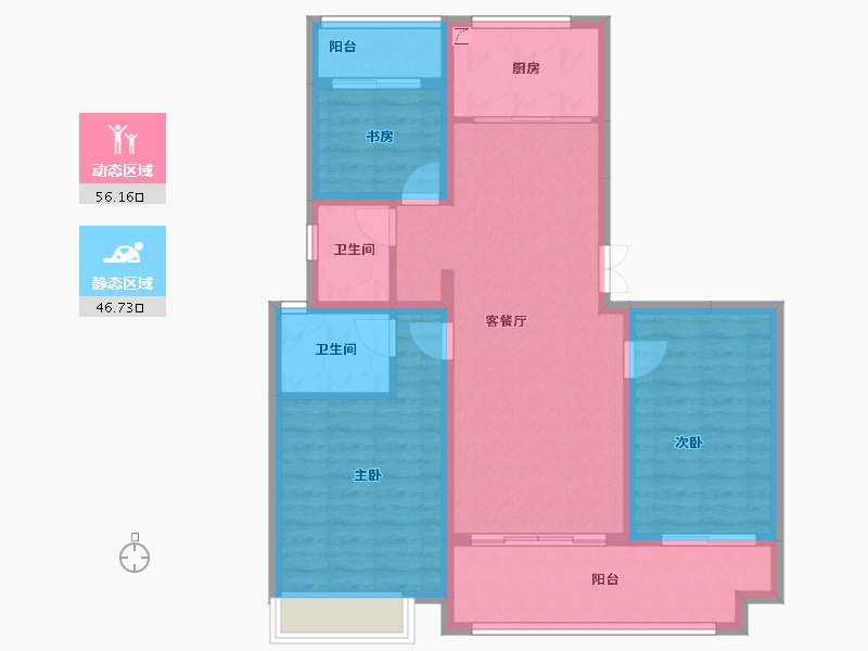 江西省-上饶市-江天农博城天一学府-92.06-户型库-动静分区