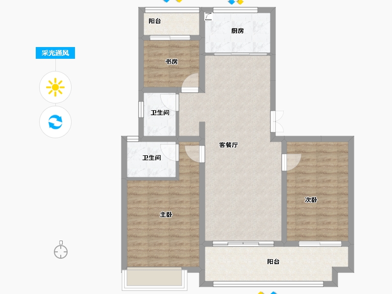 江西省-上饶市-江天农博城天一学府-92.06-户型库-采光通风