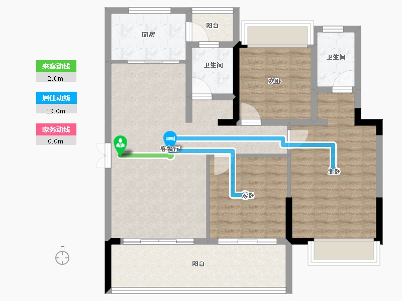 江西省-上饶市-盛峰·永盛家园-93.53-户型库-动静线