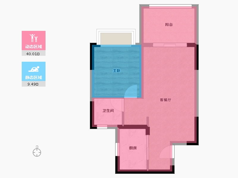 四川省-成都市-观山樾-43.86-户型库-动静分区