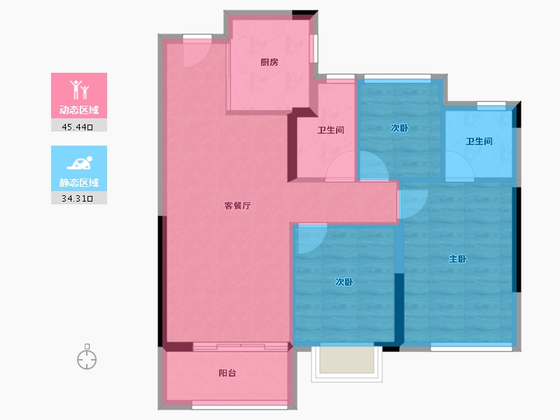 福建省-莆田市-建发文著-71.67-户型库-动静分区