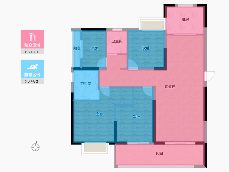 福建省-莆田市-滨海南城府-104.87-户型库-动静分区