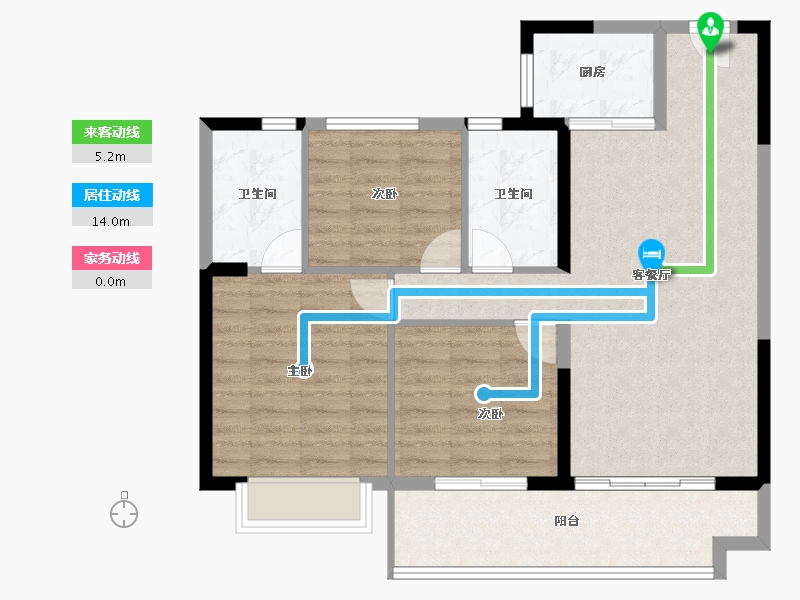 福建省-莆田市-滨海南城府-87.67-户型库-动静线