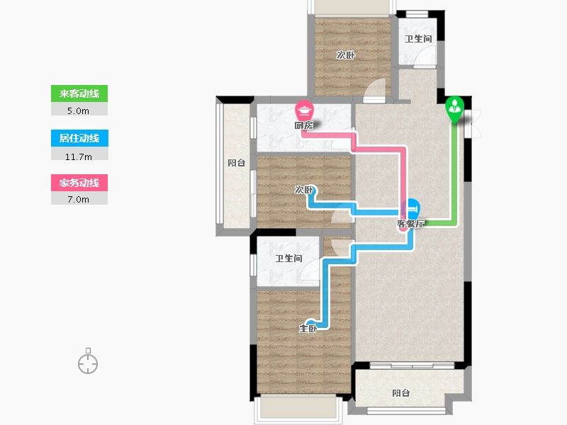 江西省-上饶市-盛峰·永盛家园-91.22-户型库-动静线