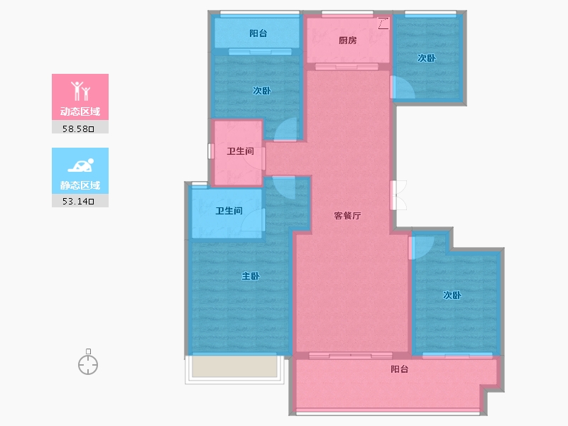 江西省-上饶市-江天农博城天一学府-99.99-户型库-动静分区