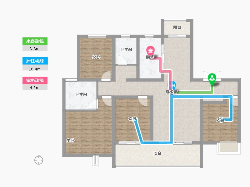 河南省-周口市-扶沟建业山水湖城-115.20-户型库-动静线