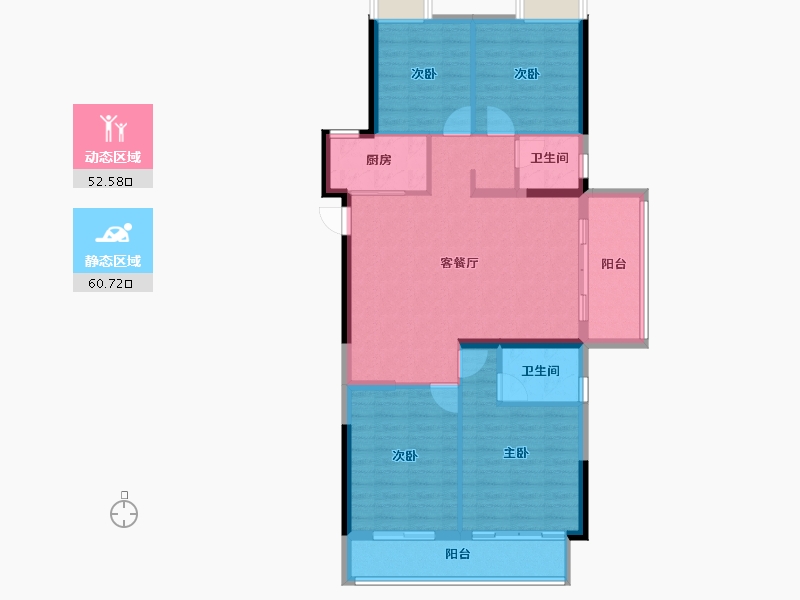 福建省-莆田市-滨海南城府-102.77-户型库-动静分区