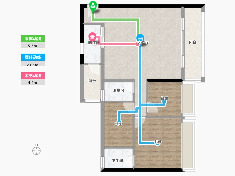 云南省-昆明市-大华锦绣山海-77.16-户型库-动静线