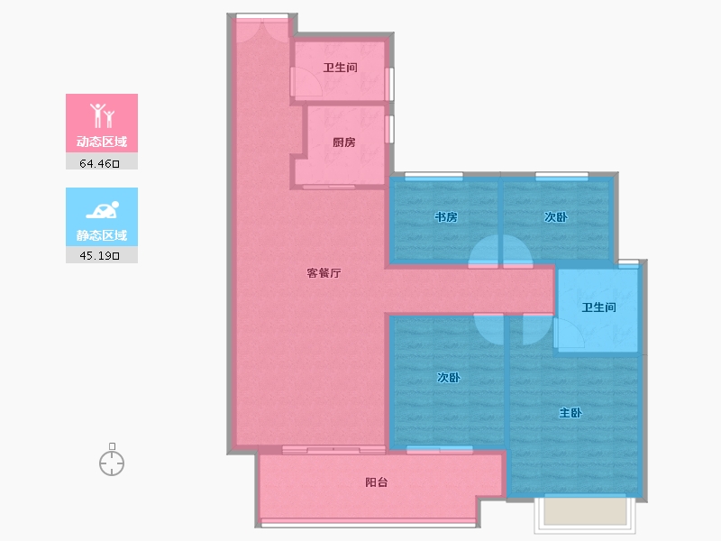 福建省-莆田市-联发君领天玺-99.10-户型库-动静分区