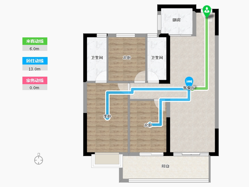 福建省-莆田市-滨海南城府-87.67-户型库-动静线