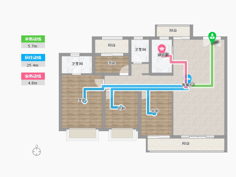 福建省-莆田市-联发君领天玺-112.67-户型库-动静线